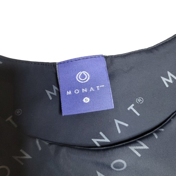 MONAT High Neck Body Suit Black Size Small - Picture 3 of 5